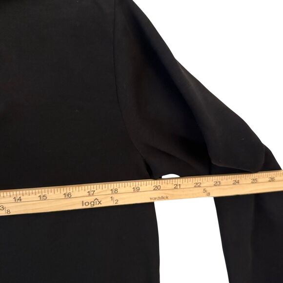 Athleta Black Pullover Stretchy Hoodie Sweatshirt Size S - Picture 5 of 7